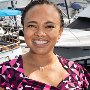 Black students in the Master of Science in Speech- Language Pathology program Indigo Young