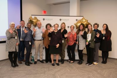 22 employees, including President Paula Milone-Nuzzo, celebrated 5 years at IHP