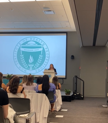 Chelsea Rose Duel, MSN'24, encouraged her classmates to never be daunted by doing things "the way they have always been done."