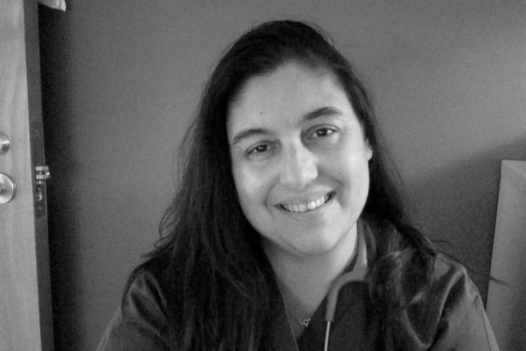 Andrea Biondi has long dark hair