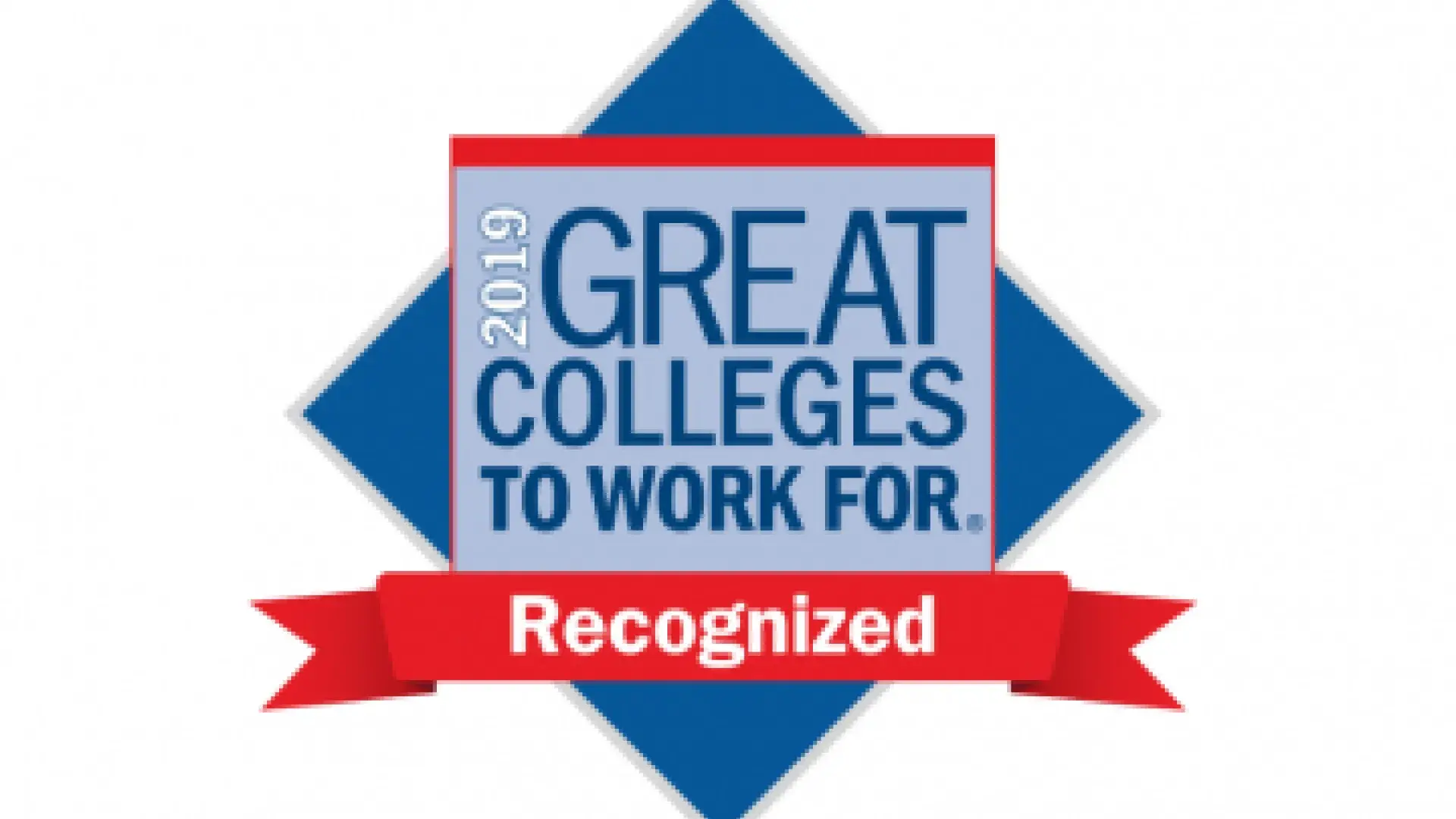 2019 Great Colleges to work for logo