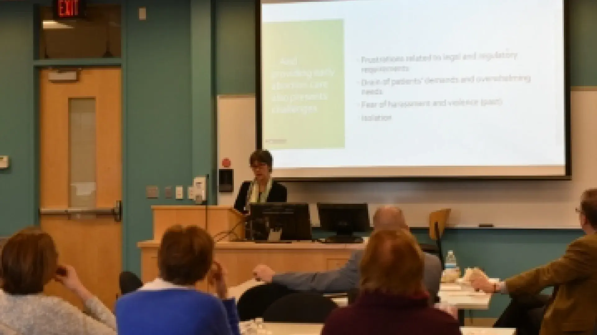 Kathy Simmonds presents "NPs and NMs Experiences Providing Comprehensive Early Abortion in New England."