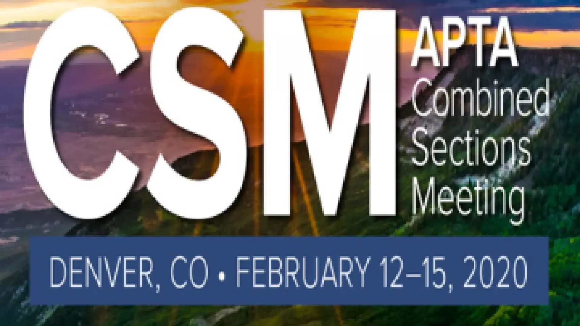 Combined Sections Meeting 2020