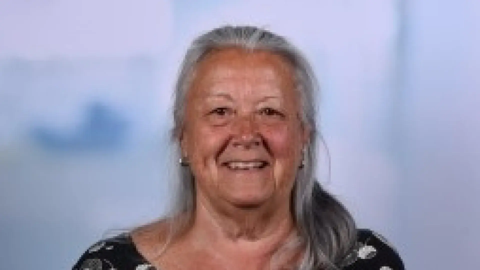 Woman looking into the camera