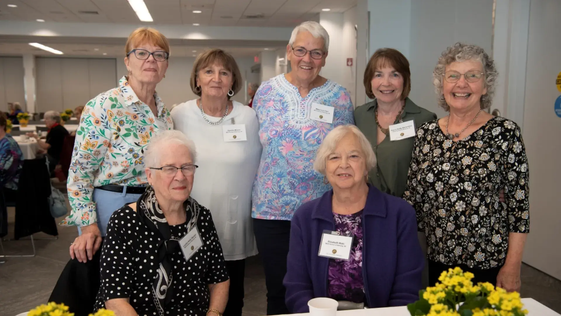 7 Women smiling