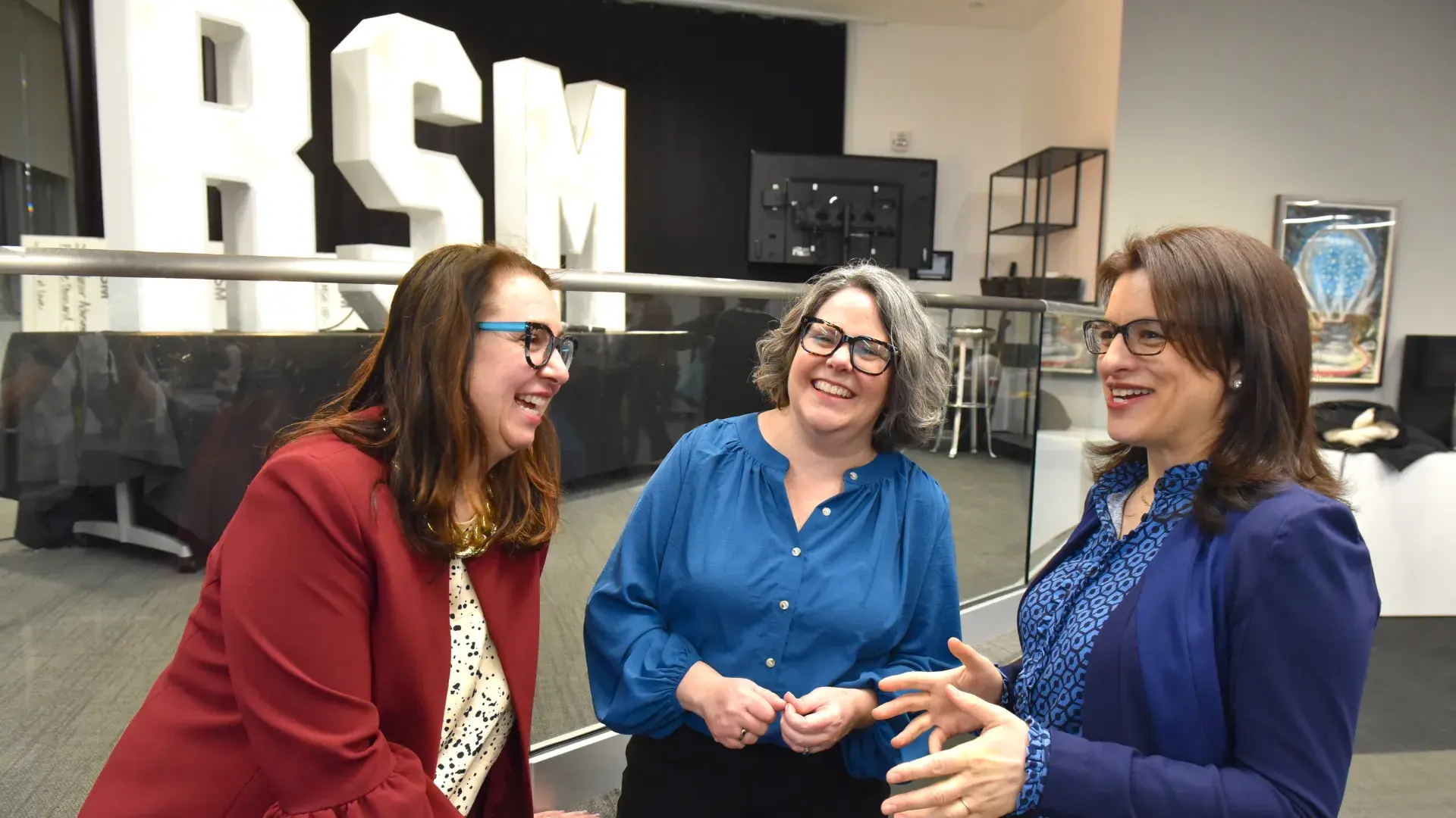 3 women laughing