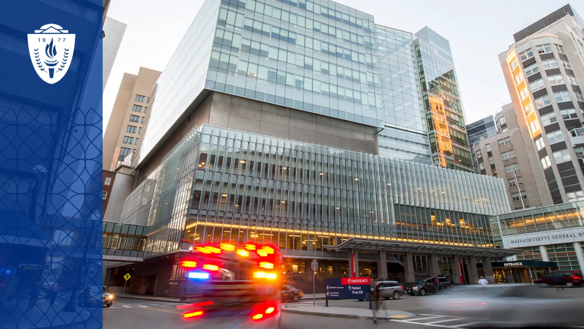 Exterior view of MGH IHP nursing healthcare education building