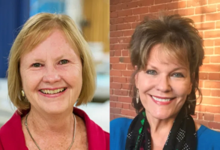 Pat Reidy (left) and Elissa Ladd