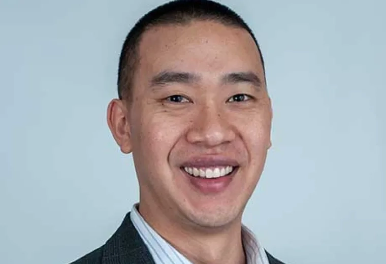 David Lin in blazer