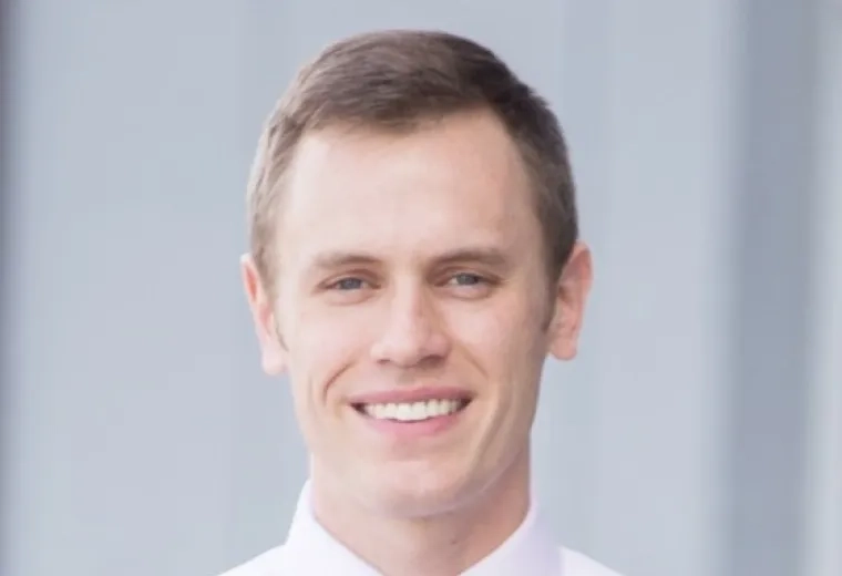 Zachary Morseth in grey tie