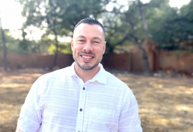 Man smiling