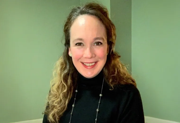 Woman smiling