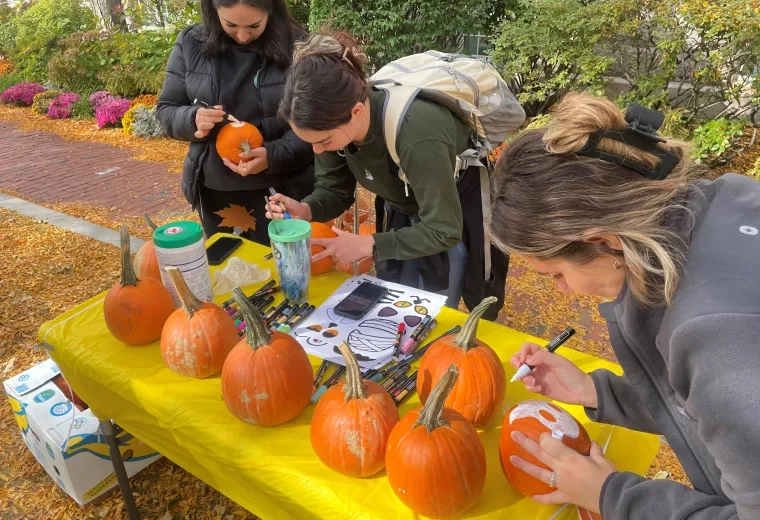 fall festival decorating 