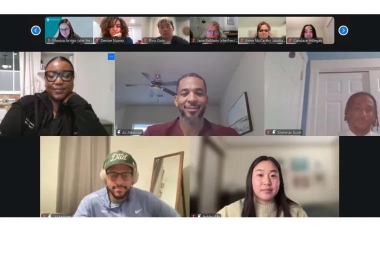 people on zoom call