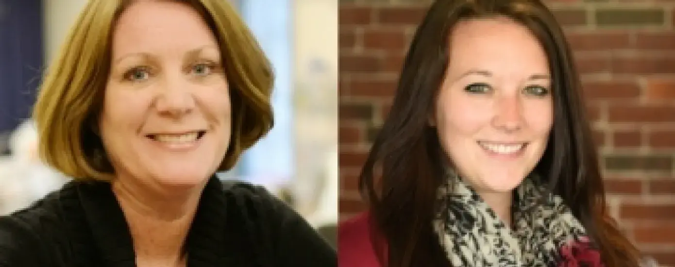 Suellen Breakey, left, and Amanda Worek.