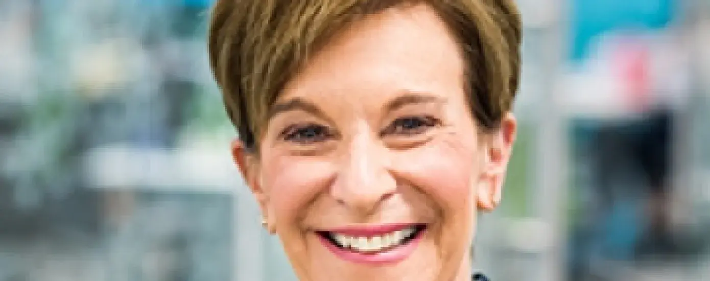 Jeanette Ives Erickson center of image ,blurred background.