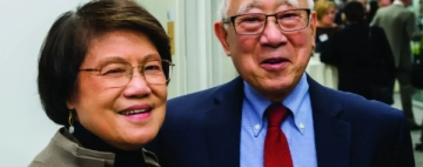 MGH School of Nursing alumna May Chin and her husband Tom