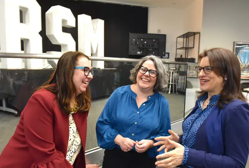 3 women laughing