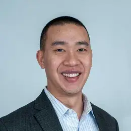 David Lin in blazer